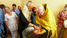 В Одеській єпархії УПЦ хрестили п'ятірню