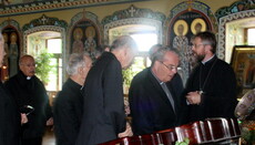 Catholic bishops from Italy venerated sanctities of Kiev-Pechersk Lavra