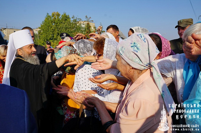 Предстоятель УПЦ: коли на людині благодать Господня, вона – щаслива, навіть задовольняючись малим