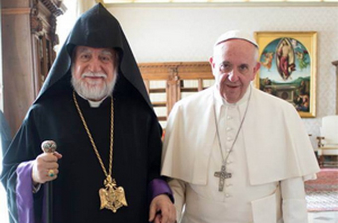 Папа Франциск і Католикос Арам I обговорили питання єдиної дати святкування Великодня