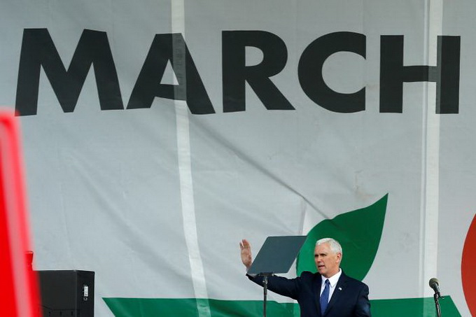 US Vice-President joins Pro-Life March: Life is winning again in America