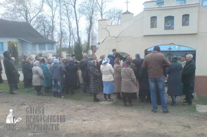 В Дулибах раскольники пытались сорвать праздничное богослужение УПЦ