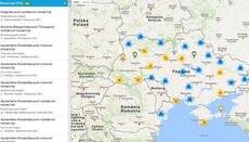 Interactive map of monasteries developed and published in the UOC