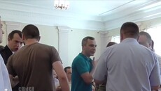 Svobodа members threaten deputies with reprisals for allocation of land to Pochaev Lavra (VIDEO)