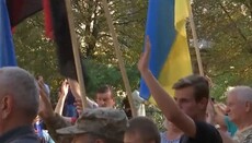 Радикали виступають проти будівництва церкви УПЦ у Вугледарі (ВІДЕО)