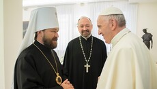 Митрополит Іларіон розповів Папі Римському про дискримінацію УПЦ