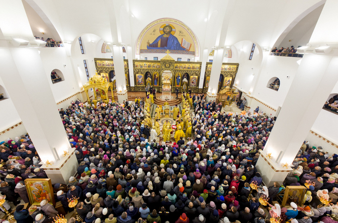 Єпископи УПЦ взяли участь в освяченні найбільшого собору Білорусі