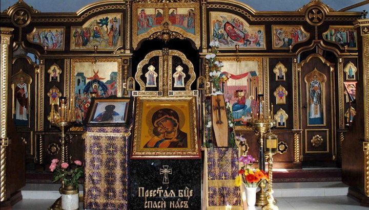 Икона Божией Матери Владимирская-Десятинная в Десятинном монастыре