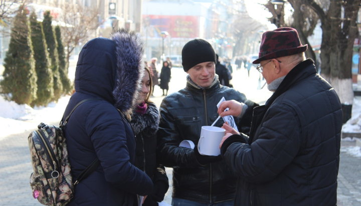 В Луцке православная молодежь провела акцию 