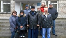 В Енергодарі священик та парафіяни УПЦ здали кров для онкохворих дітей