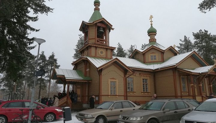 Храм Святителя Миколая в найбільшому православному приході Йоенсуу