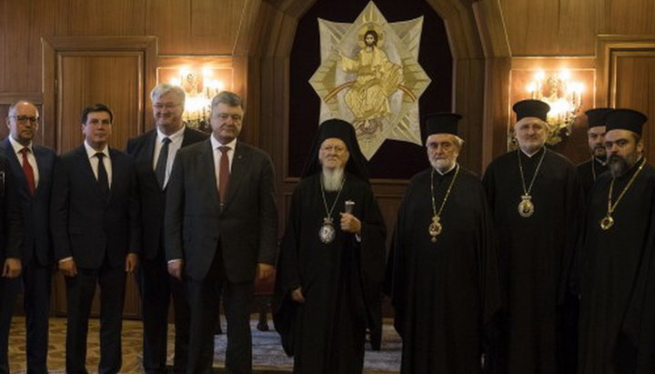 Президент України зустрівся з патріархом Варфоломієм