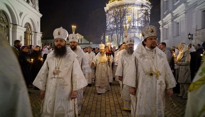 Святкування Пасхи в Києво-Печерській лаврі