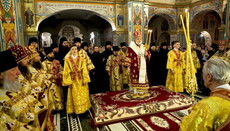 Vicar of Pochaev Lavra again performs divine services after surgery