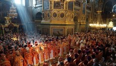 В Светлую Пятницу Предстоятель УПЦ совершил Литургию в Почаевской Лавре