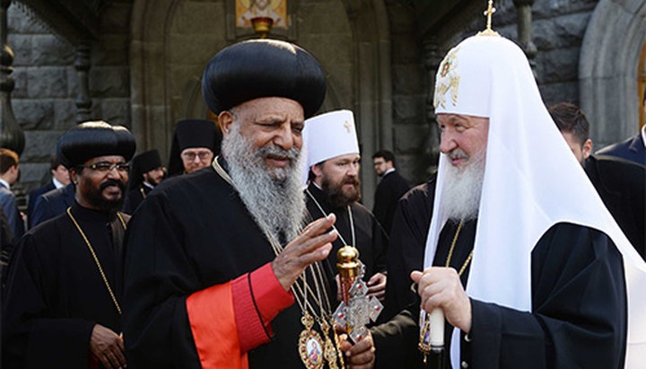 Встреча Патриарха Кирилла с Патриархом Эфиопии Абуной Матфием I