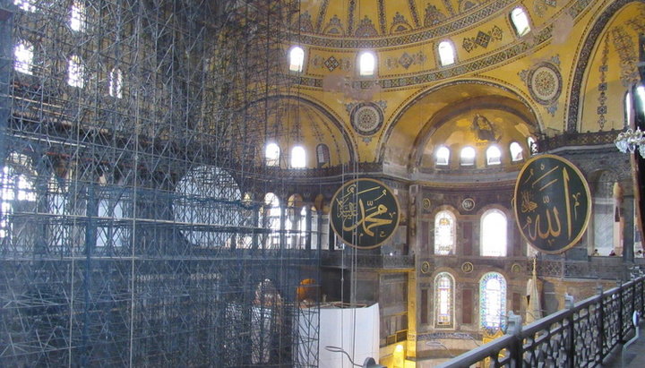 Собор Святой Софии в современном Константинополе (Стамбуле)