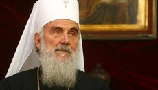 Patriarch Irinej of Serbia entered into the 