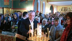 Президент Молдови назвав Православ'я однією з опор своєї політики