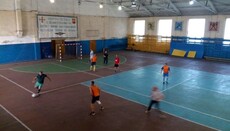 Клірики Мукачівської єпархії зіграли в футбол з військовими