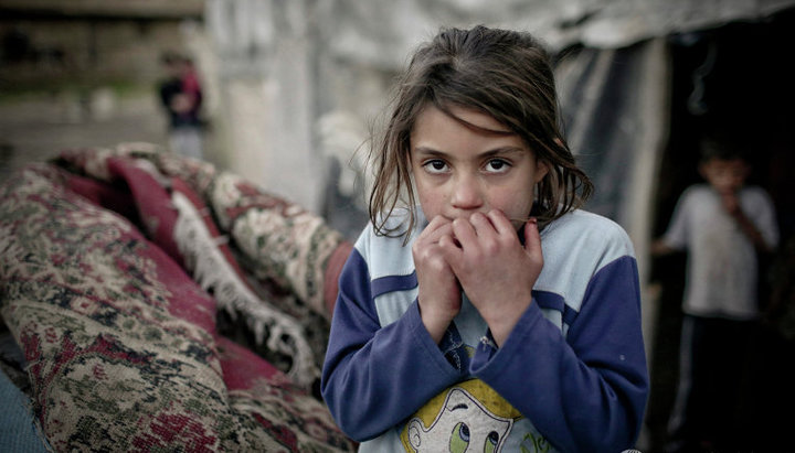 Ребенок в одной из провинций Сирии