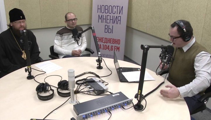 Aleksey Smirnov on the air of the radio Vesti