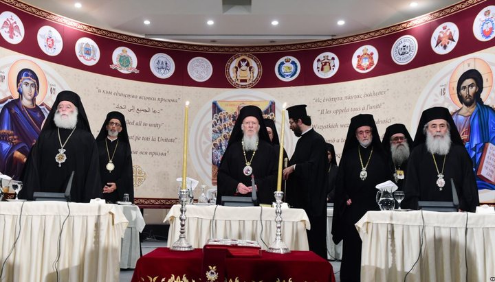 Patriarch Bartholomew during the Crete Council