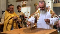 Архієпископ Мукачівський Феодор освятив новий престол у селі Скотарське