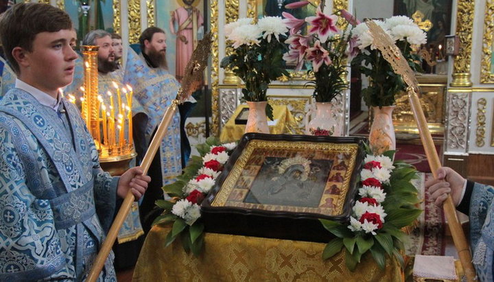 «Борзенська» ікона Пресвятої Богородиці близько місяця перебуватиме у Миколаївському соборі Ніжина