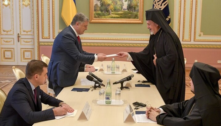 Президент Украины встретился с делегацией из Фанара