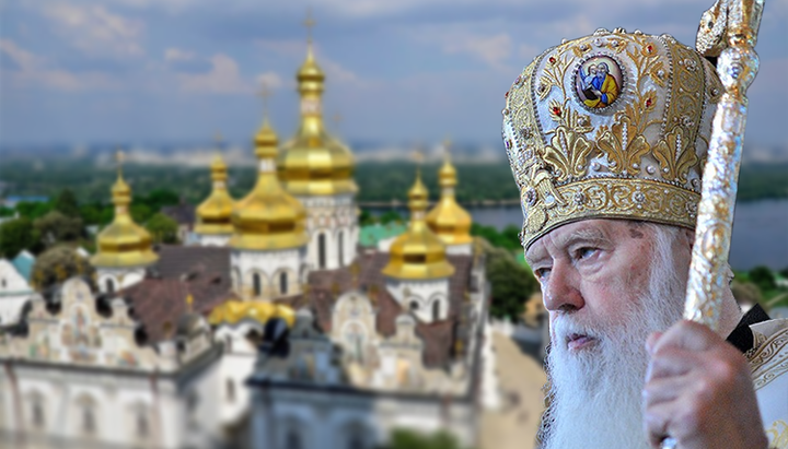 Filaret has claimed the Lavras of the Ukrainian Orthodox Church not once