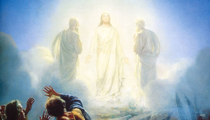 Преображение Христа, фрагмент картины Карла Генриха Блоха 