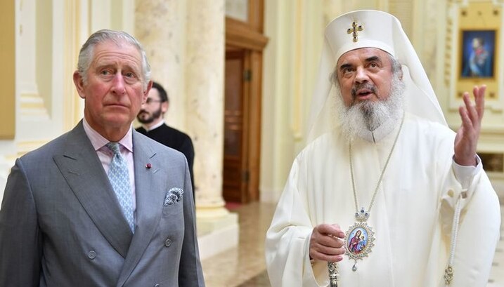 Принц Чарльз і Патріарх Румунської Церкви Даниїл