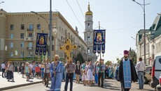 У Харкові віряни УПЦ відсвяткували Успіння Богоматері хресним ходом