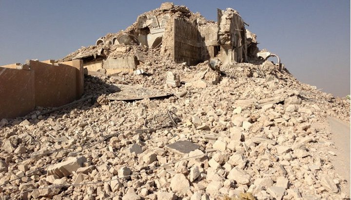Гробниця святого Іони, зруйнована ІДІЛ