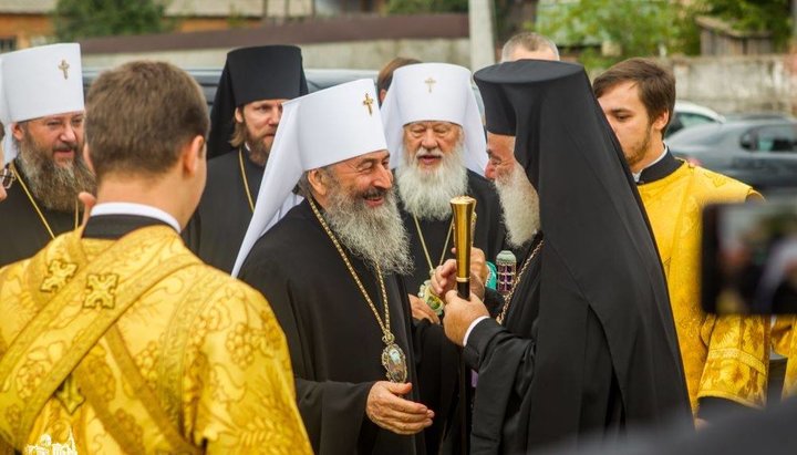 Блаженнейший Онуфрий и Патриарх Александрийский Феодор II