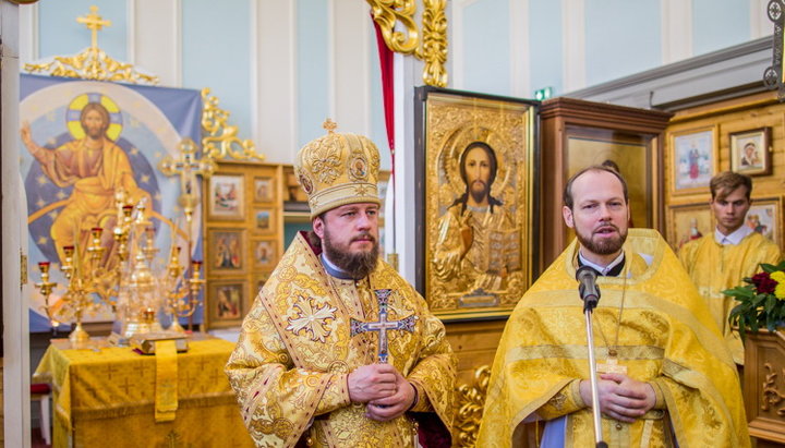 Глава представництва УПЦ при європейських міжнародних організаціях єпископ Баришівський Віктор на урочистостях у Страсбурзі