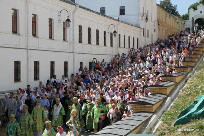 Торжества у Києво-Печерській Лаврі в День пам’яті преподобного Антонія Печерського (ФОТО)