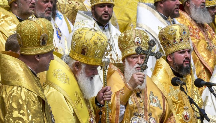 Head of the UOC KP Filaret and head of the UAOC Makariy