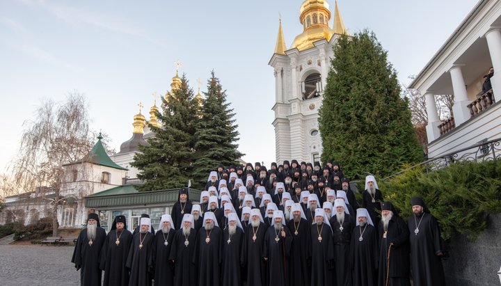 Учасники Собору єпископів УПЦ 13 листопада 2018 року