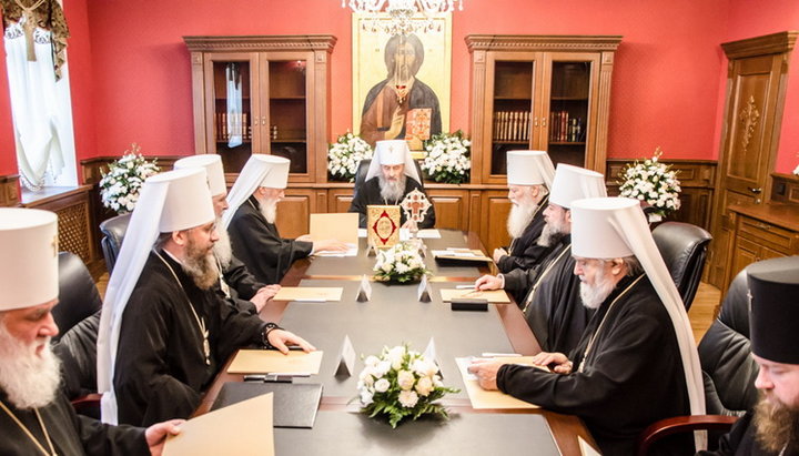 Session of the Holy Synod of the Ukrainian Orthodox Church