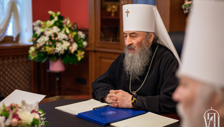 His Beatitude Metropolitan Onufriy at the Synod of the UOC on December 17, 2018