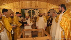 В Ровеньковской епархии освятили храм в честь прп. Стилиана Пафлагонского