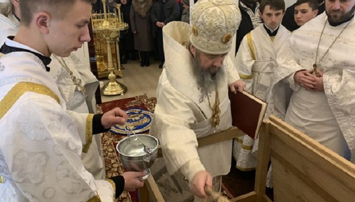 В селе Задыбы Волынской области освятили новый храм УПЦ.