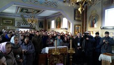 Община УПЦ с. Крымно и Броница продолжает противостоять церковным рейдерам