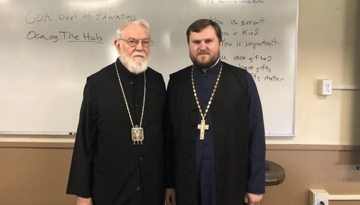 The UOC priest spoke at a conference in Arizona about the pressure on the canonical Church in Ukraine