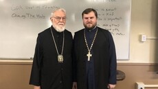 Archbishop Nathaniel (Popp) spiritually supports the UOC Primate