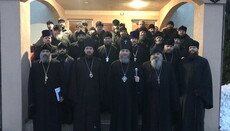 Клирики Киевской епархии заявили о верности канонической Церкви