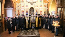 УПЦ передала Белорусской Церкви икону Божией Матери «Чернобыльская»