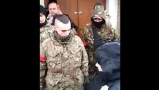 “Right Sector” and UOC KP “cleric” grab the temple in Gnezdychno